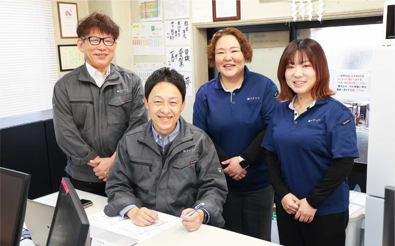 作業着支給（営業職・技術職のみ）のイメージ画像です。"